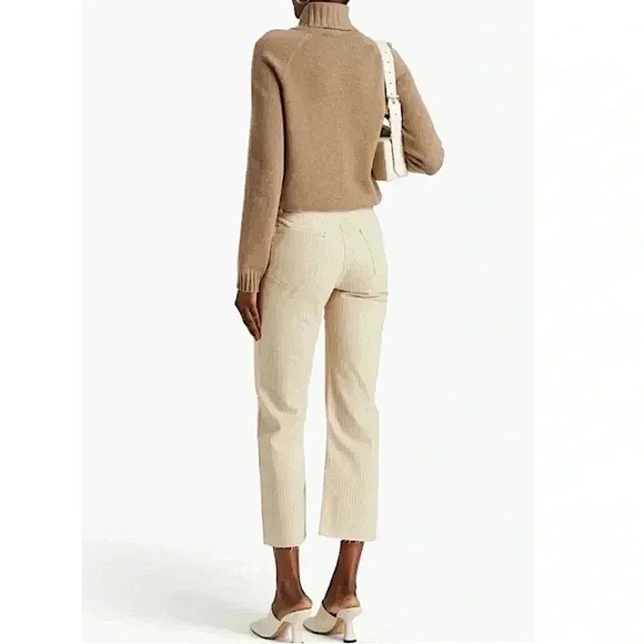 Frame Le Jane Straight Leg Jeans Cream Tan - Picture 15 of 15